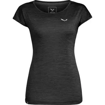 Рубашка Salewa, цвет schwarz/schiefergrau