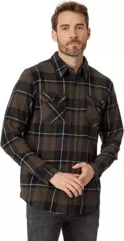 Рубашка Salty Crew First Light Flannel, цвет Black/Brown