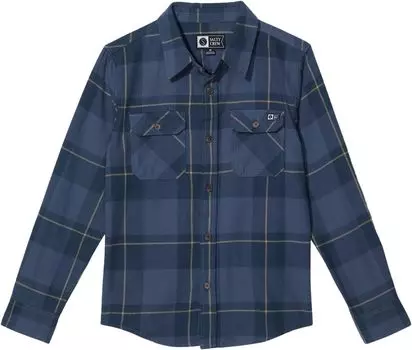 Рубашка Salty Crew First Light Long Sleeve Flannel, цвет Navy Blue