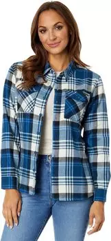 Рубашка Salty Crew Long Haul Flannel, цвет Denim