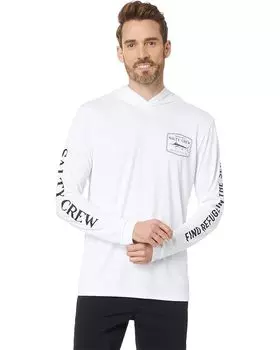 Рубашка Salty Crew Stealth Hood Sunshirt, белый