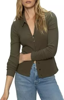 Рубашка Sanctuary Daydreamer Knit Shirt, цвет Kalamata