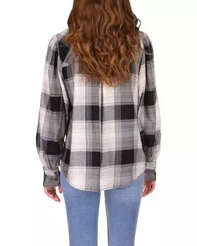 Рубашка Sanctuary Fireside Boyfriend Shirt, цвет Frosted Plaid