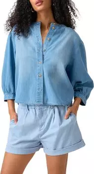 Рубашка Sanctuary The Femme Shirt, цвет Bit Of Blue Wash
