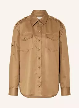 Рубашка Sandro, коричневый