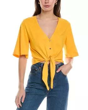 Рубашка Сандро Sandro, оранжевый