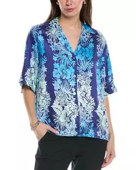 Рубашка Сандро Sandro, синий