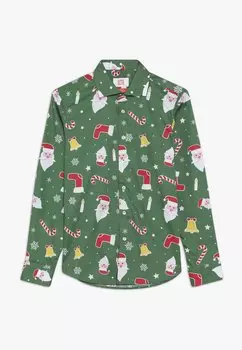 Рубашка SANTABOSS OppoSuits, цвет green