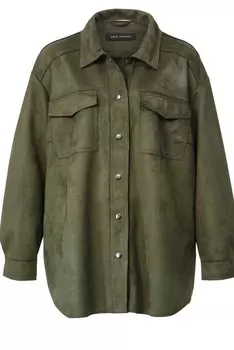 Рубашка Sara Lindholm Blouse, оливковый