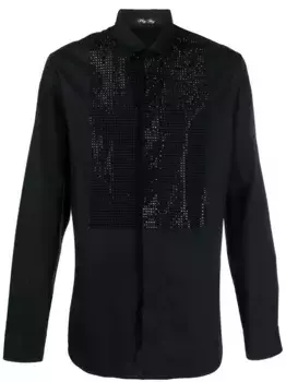 Рубашка Sartorial с заклепками Philipp Plein, черный