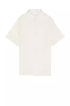 Рубашка Saturdays Nyc Bruce Leopard, слоновая кость