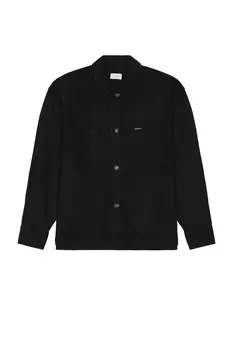 Рубашка Saturdays Nyc Driessen Wool Overshirt, черный