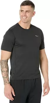 Рубашка Saucony Stopwatch Short Sleeve, черный