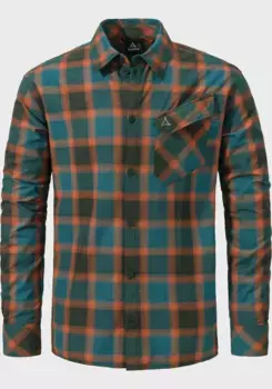 Рубашка Schffel для улицы "Hiking Shirt Style Poplar MNS", зеленый