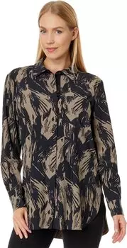 Рубашка Schiffer with Contrast Cuff Lysse, цвет Abstract Overlay