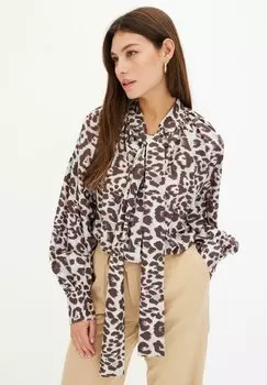 Рубашка SCHLUPPEN bonprix, песочный