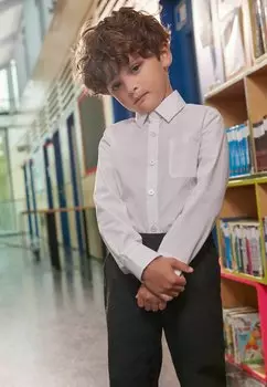 Рубашка SCHOOL 2 PACK LONG SLEEVE Clarks, цвет white