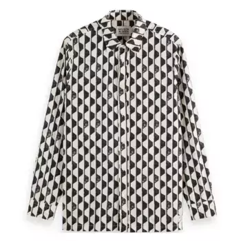 Рубашка Scotch & Soda 180116 Regular Fit, белый