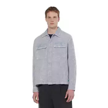 Рубашка Scotch & Soda 180118 Regular Fit, серый