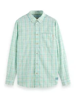Рубашка Scotch & Soda, цвет hellgrn/trkis