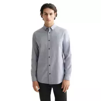 Рубашка Scotch & Soda Seasonal Core Regular Fit, серый