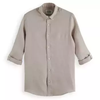 Рубашка Scotch & Soda Seasonal Corer Regular Fit, серый