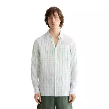 Рубашка Scotch & Soda Striped Cotton Voile, белый