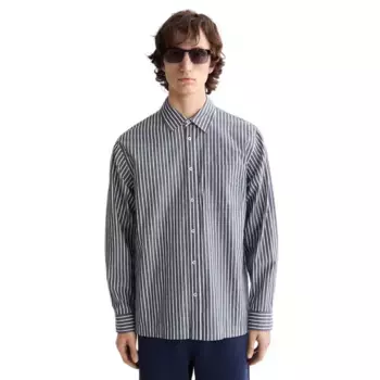Рубашка Scotch & Soda Striped Relaxed Fit, серый
