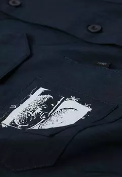 Рубашка SCRATCHED WORK Former, темно-синий