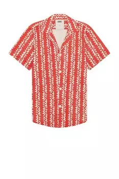 Рубашка scribble cuba net Oas, красный