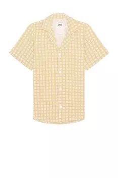Рубашка Sculpt Box Cuba из махровой ткани Oas, желтый