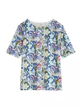 Рубашка Seasalt Cornwall Poisson, разноцветный