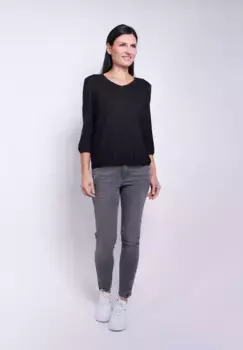 Рубашка Seidel Moden с рукавом 3/4, СДЕЛАНО В ГЕРМАНИИ, черный