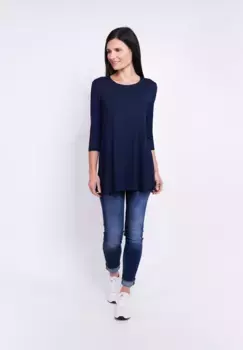 Рубашка Seidel Moden с рукавом 3/4, СДЕЛАНО В ГЕРМАНИИ, цвет морской волны