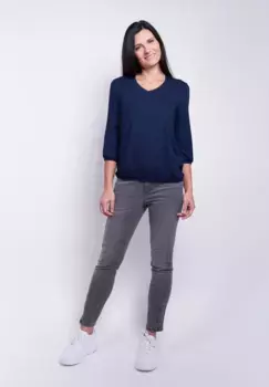 Рубашка Seidel Moden с рукавом 3/4, СДЕЛАНО В ГЕРМАНИИ, цвет морской волны