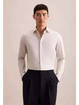 Рубашка Seidensticker, бежевый