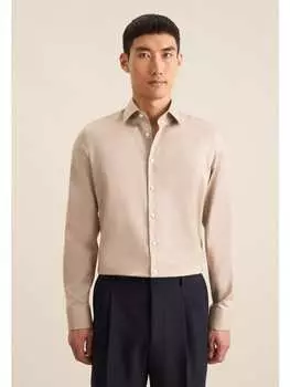 Рубашка Seidensticker, бежевый