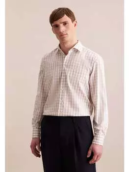 Рубашка Seidensticker, бежевый