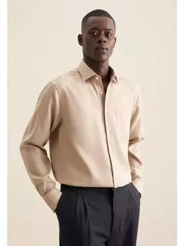 Рубашка Seidensticker, бежевый