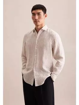 Рубашка Seidensticker, бежевый