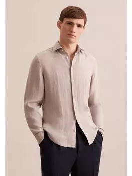 Рубашка Seidensticker, бежевый