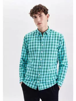 Рубашка Seidensticker, бирюзовый