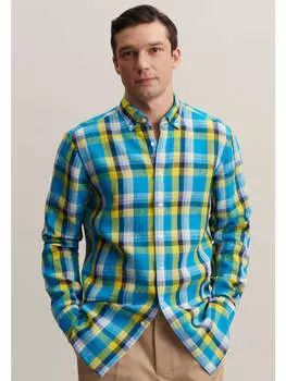 Рубашка Seidensticker, бирюзовый