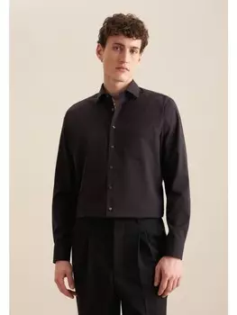 Рубашка Seidensticker Business Regular, черный