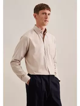 Рубашка Seidensticker Business Regular, коричневый