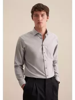 Рубашка Seidensticker Business Regular, серый