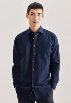 Рубашка Seidensticker Business Regular, темно синий