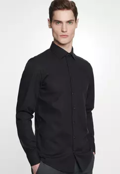 Рубашка Seidensticker Business Slim, черный