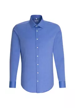 Рубашка Seidensticker Business Slim, цвет Mittelblau