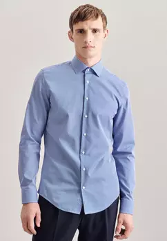 Рубашка Seidensticker Business Slim, цвет Mittelblau